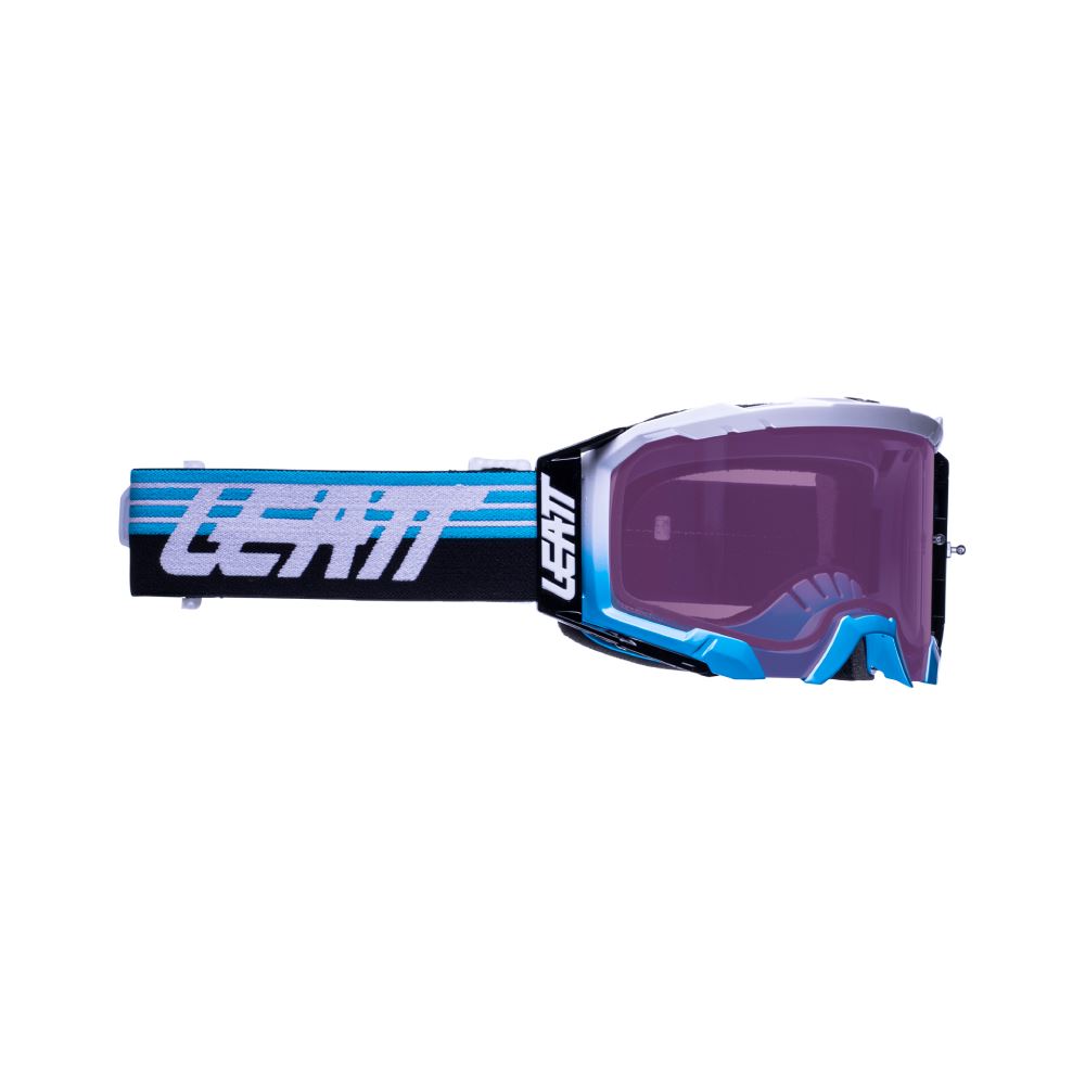 Leatt 2024 Goggles Velocity 5.5 Iriz Aqua - Purple Lens